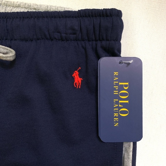 POLO RALPH LAUREN Supreme Comfort Cotton Blend Lounge Short MEDIUM Navy Blue NWT - Picture 6 of 10